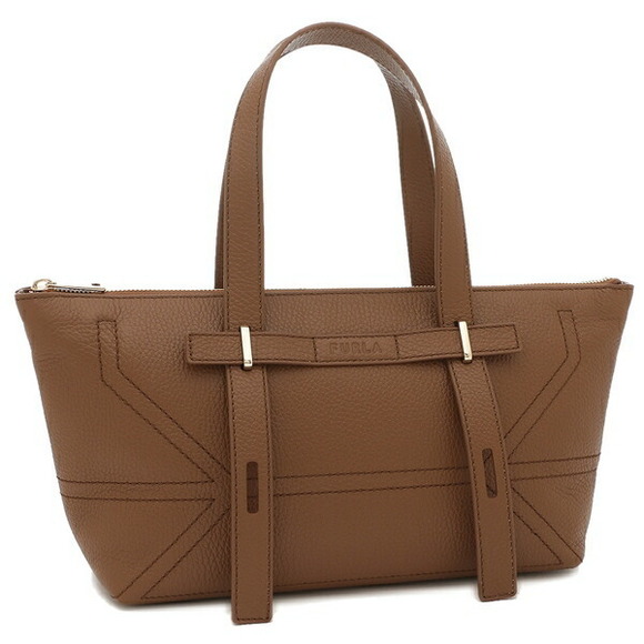 Furla Tote Jobe Bag Brown - Picture 1 of 9
